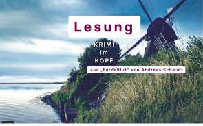 Lesung mit Andreas Schmidt_Buchcover Gmeiner Verlag Lesung mit dem Programm "Krimi im Kopf" aus FördeBlut mit Andreas Schmidt am 20. April 2026 in der Stadtbücherei Andernach_Buchcover_Gmeiner Verlag